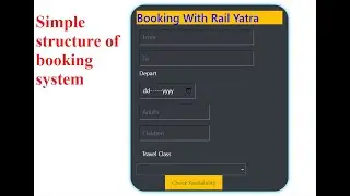 Yatra Ticket booking system using HTML and CSS