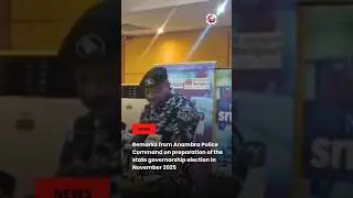 Anambra Police Command remarks on preparation for state governorship election in November 2025