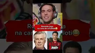 Meteu essa🥶 kkkkk #kaka #ronaldofenomeno #ancelotti #podcast