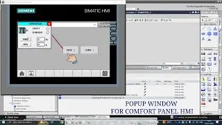 HOW TO CREATE AND USE POPUP WINDOW IN SIEMENS COMFORT HMI. AND HOW TO ANIMATE IT PERFECTLY.