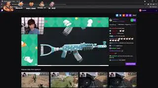 Lang Buddha Reaction to Sykkuno's PERSONALIZED RUST SKIN - 