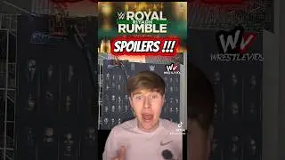 HUGE ROYAL RUMBLE SPOILERS BY WWE !!!! #royalrumble #wwe #wwenews #wrestling