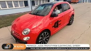 Jeździliśmy prototypem elektrycznej Syreny powstającej w Kutnie