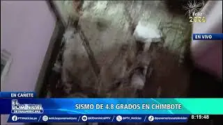 Sismo de magnitud 4.8 se registró en Cañete esta mañana