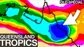 Queensland: Developing Coral Sea Tropical Low and Severe Thunderstorms
