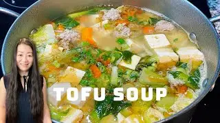 Cambodian Style Tofu Soup || Ly Cooks