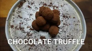 Condensed Milk Chocolate Truffles Easy Recipe (2 ingredients)