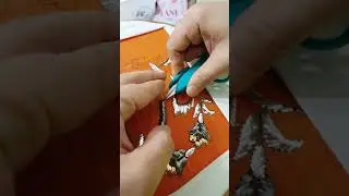 Tel sarmada yaprağın ortasında biten telin eklemişti ve biten yerde teli saklama