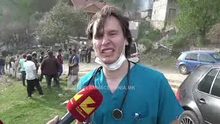 ZJARR NË FSHATIN VICË TË MALËSISË SË TETOVËS