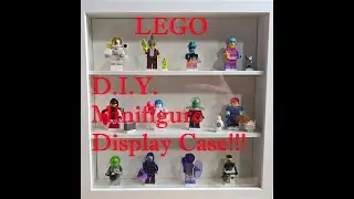LEGO D.I.Y. Minifigure Display Case!!!