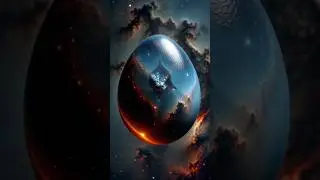 COSMIC SERPENT HATCH! Galaxy Creature! 🌌 / 宇宙のヘビ孵化！銀河の神秘的生物！#shorts #viral