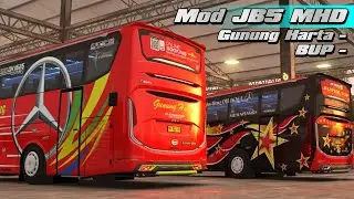 Mod JB5 MHD ASXFM. Livery Gunung Harta & Bintang Utara Putera. Bussid