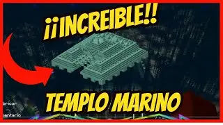 INCREIBLE TEMPLO SUBMARINO! RAFT#2 #MINECRAFT MODS