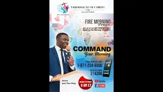 FIRE MORNING PRAYER By Pastor Jean Paul Ntap {FIRE MORNING Prayer - 20th Oct. 2020}