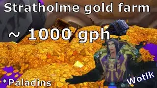 Stratholme solo paladin farm in WoW Wotlk