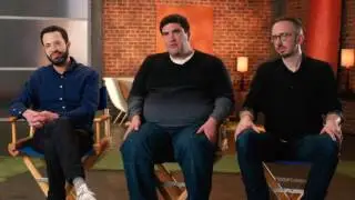 Edward Kitsis, Adam Horowitz & Ian Goldberg (left to right) On setting the series in the 80&rsquo;s