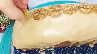 Coffee and walnuts cake, soft, you will want to prepare it every day