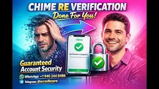 CHIME RE-VERIFICATION Done For You! Guaranteed Account Security #accsellerpro