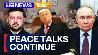 No apparent breakthrough after two days of trilateral peace talks | 9 News Australia