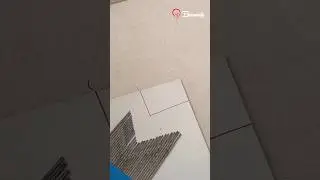 Tile corner cutting hack #easy #tiles #hacks