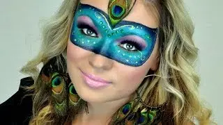Peacock masquerade mask
