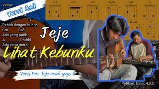 Lihat Kebunku -  Versi Jeje Tutorial Gitar Versi Petikan