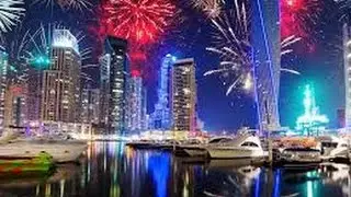 Dubai New Year 2017 Fireworks at Burj Khalifa