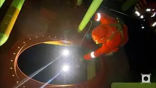 Scout 137 Drone in FPSO Cargo Tank inspection, 100% BVLOS, no human entry