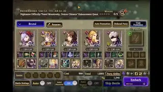 WOTV Demon Chimera VC Nightmare All Missions
