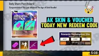 free fire Rampage party redeem code \ free fire 2021
