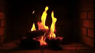 Cozy Fireplace Close-Up (Ultra Realistic 4K) &ndash; Burning Logs & Glowing Embers ASMR Ambience (1 Hour)