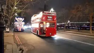 AEC Routemaster SMK713F RML2713 Londoner Buses Open Topper Bus on Circular Route Tourist Route T2
