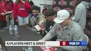 3 IU star players meet with hundreds of fans