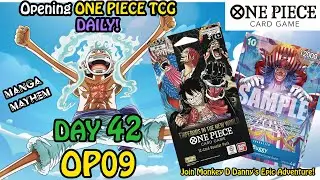 Day 42 - OP09 One Piece TCG Opening! OMG Lucky Us!