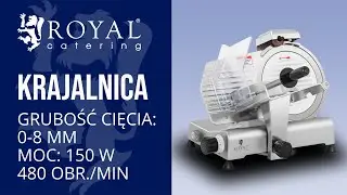 Krajalnica Royal Catering RCAM-250E | Prezentacja produktu