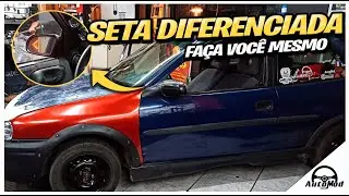 COMO INSTALAR SETA NO RETROVISOR DO SEU CARRO - PROJETO CORSA WIND
