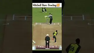 RC 22|| Mitchell Starc New Bowling Action 🔥#shorts