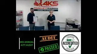 4KS Passed Their Annual AITT Accreditation! Always Providing the Best Forklift Training!