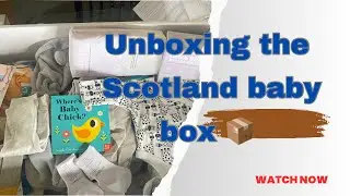 UNBOXING FREE  BABY BOX 📦 with a BED / SCOTLAND | check what I got in the box