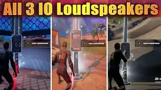 Hack IO Loudspeakers (All 3 Locations) // Fortnite Resistance Quests - Week 7
