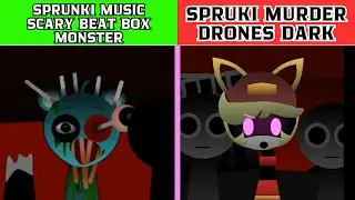 Incredibox Sprunki: Sprunki Music Scary Beat Box Monster VS Sprunki Murder Drones DARK! HORROR MOD!