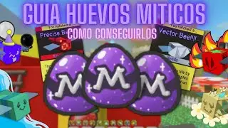 🥚 GUIA DE HUEVOS MITICOS 🟣 COMO CONSEGUIRLOS Y TODAS SUS ABEJAS 🐸📐🔥| bee swarm simulator 🐝🍯