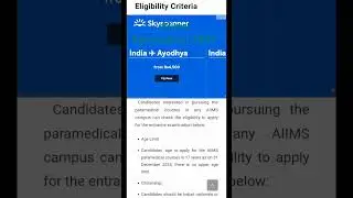 Aiims Paramedical application form 2025 #applyonline #medicalentranceexam #educational #3/4/2025