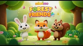 Forest Friends Song | Bunny, Fox & Squirrel | MimiMo Kids Songs