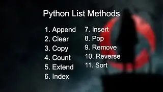 14 - Python List Methods