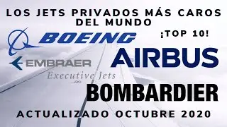 Top 10 - Los Jets privados m&aacute;s caros del mundo que se venden en la actualidad (2020)