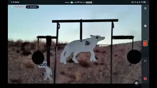 Pre 64 Winchester model 70 30-06 hammering the steel coyote at 400 yards