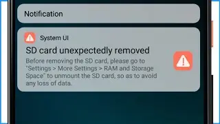 SD Card Unexpectedly Removed Vivo | SD Card Unexpectedly Removed Problem Vivo Vivo