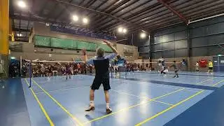 Chibi Titans vs MDBA Beauties & Beasts (XD3) - Badminton Veterans 2024 (Kilsyth)