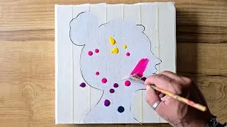 Inner Beauty / Woman Face Double Exposure Painting / Step By Step
